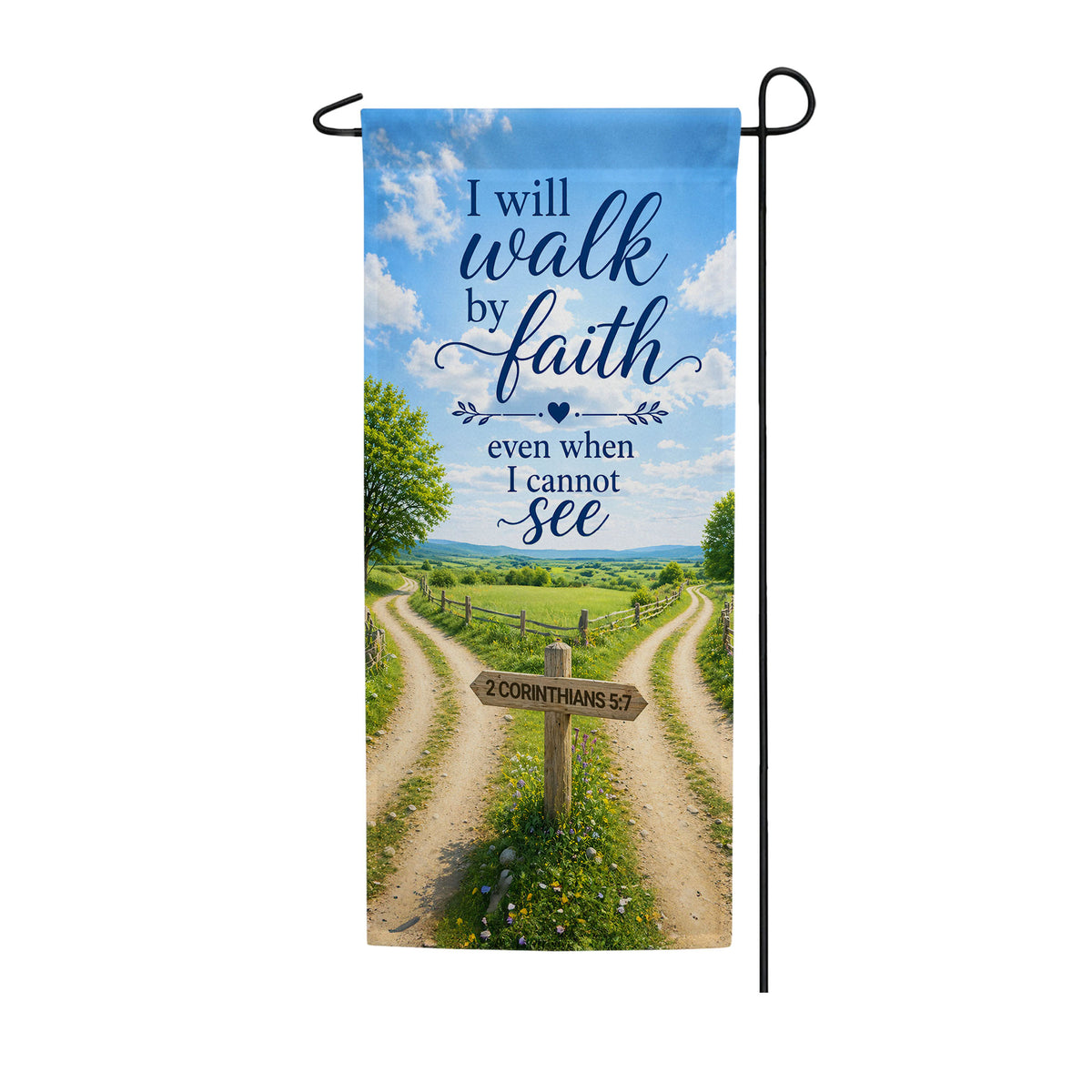 America Forever Country Road Walk by Faith Garden Banner Flag