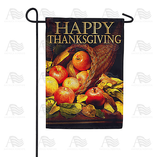 America Forever Thanksgiving Pie Fruit Garden Flag