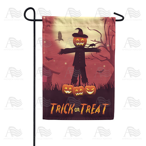 America Forever Eerie Halloween Night Garden Flag
