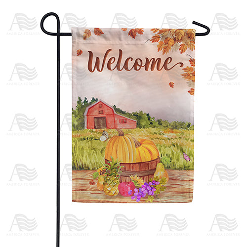 America Forever Fall Farm Painting Garden Flag