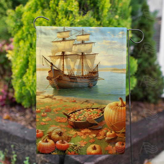 America Forever Mayflower Garden Flag