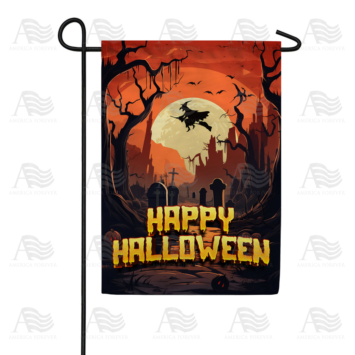 America Forever Fright Night Flight Garden Flag