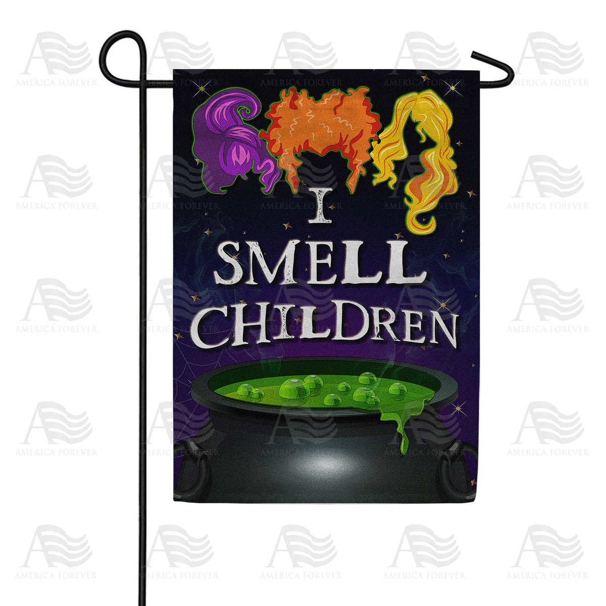 America Forever It's Children I Smell Garden Flag