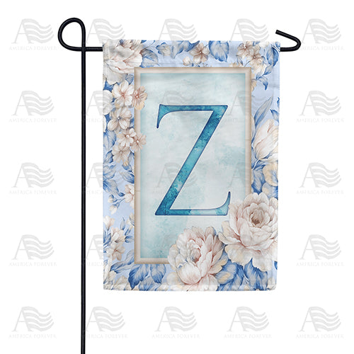 America Forever Old Fashion Flowers Monogram Garden Flag
