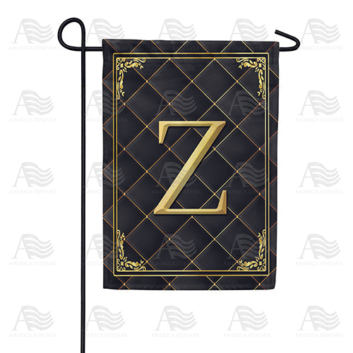 America Forever Quilted Royalty Monogram Garden Flag