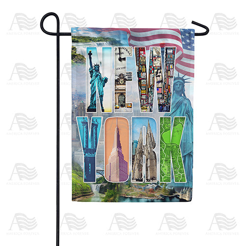 America Forever New York-So Much To See! Garden Flag