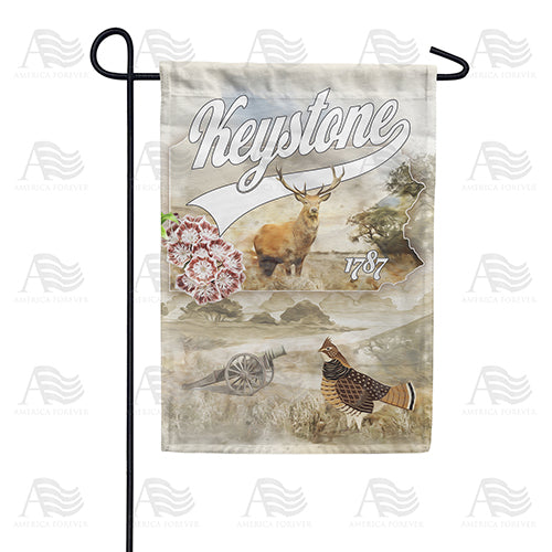 America Forever Pennsylvania, The Keystone State Garden Flag