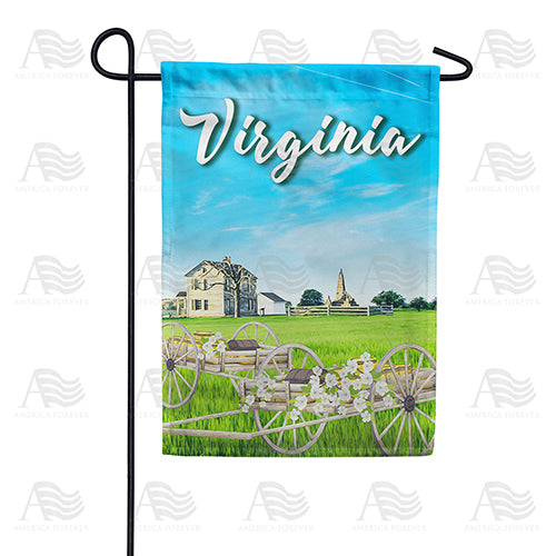 America Forever Virginia, Rich In History Garden Flag
