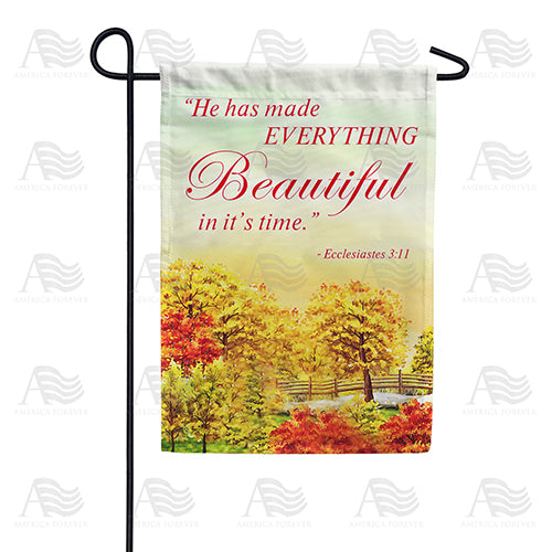 America Forever Everything Is Beautiful Garden Flag