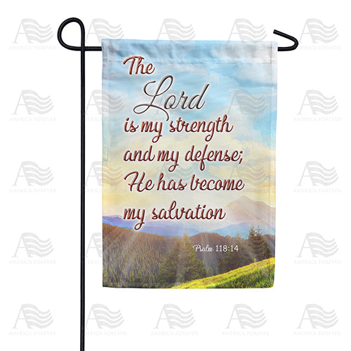 America Forever The Lord Is My Salvation Garden Flag