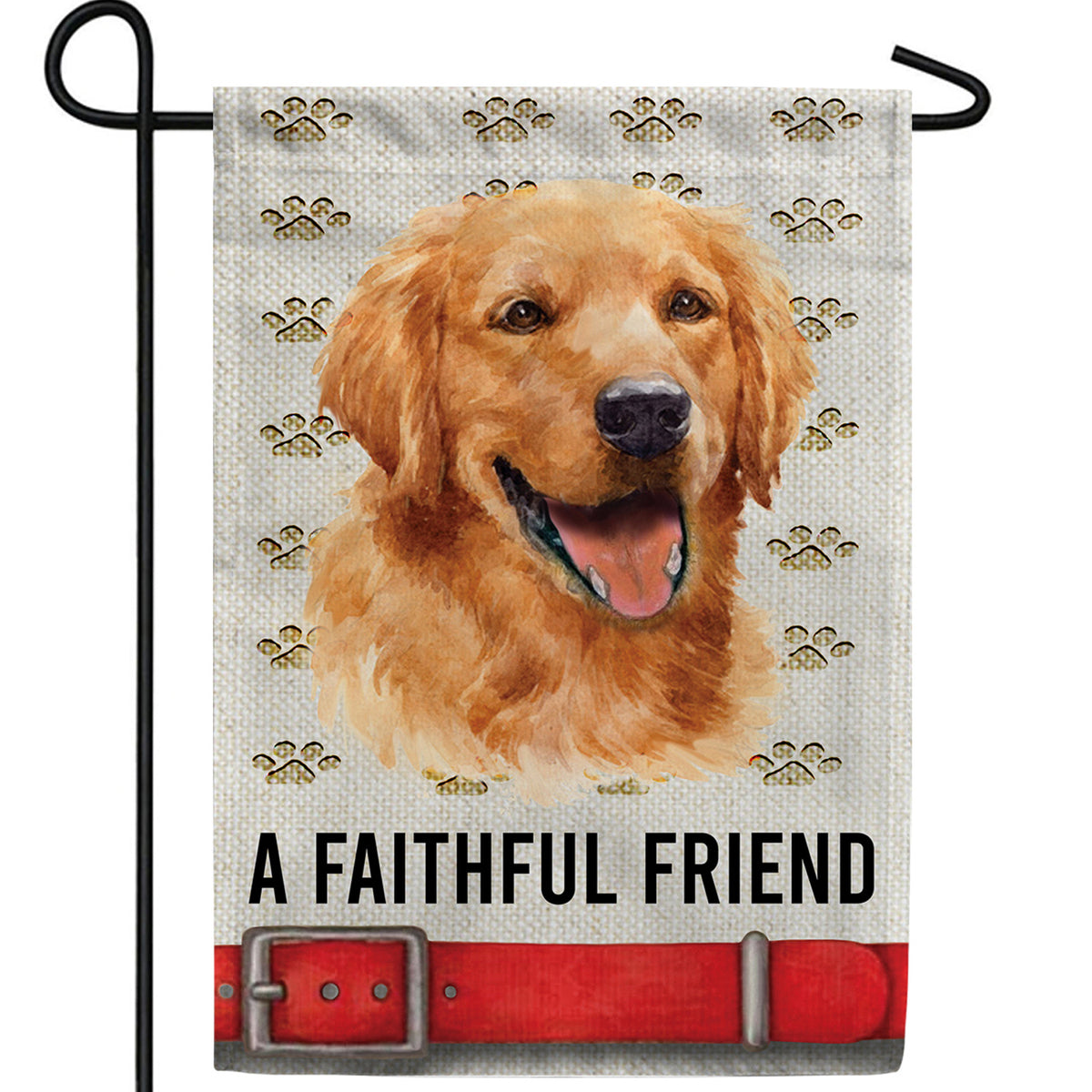 America Forever A Faithful Friend Garden Flag