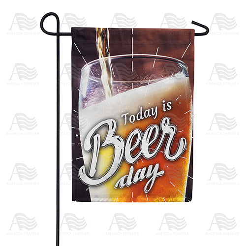 America Forever Pour Me A Beer Garden Flag