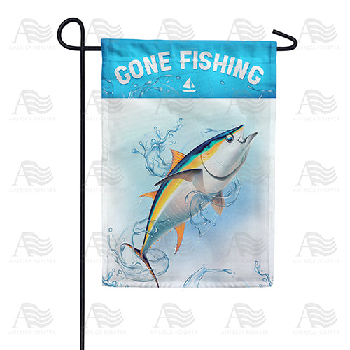 America Forever Having Reel Fun Garden Flag