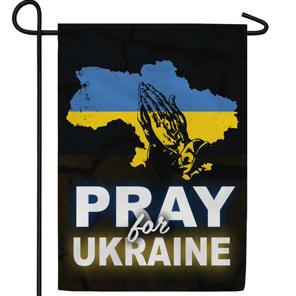 America Forever Pray for Ukraine Garden Flag