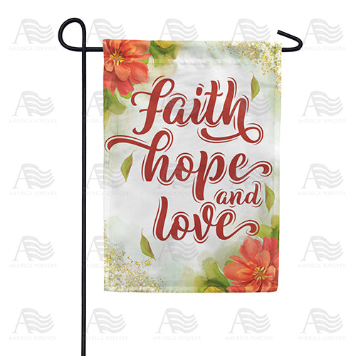 America Forever For A Blessed Life Garden Flag
