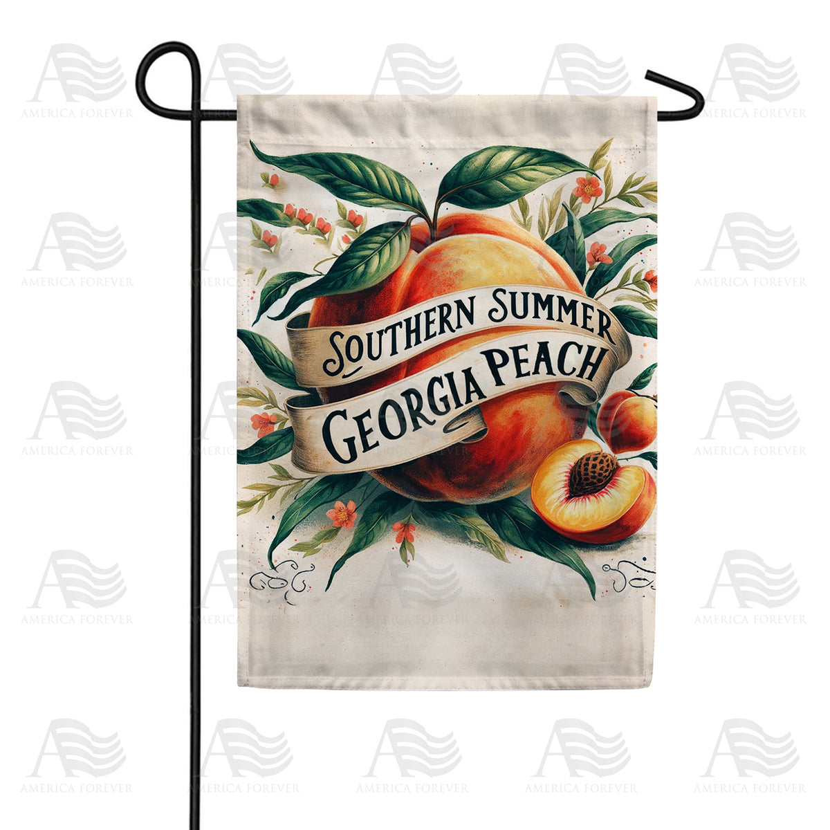 America Forever Peachy Keen Garden Flag