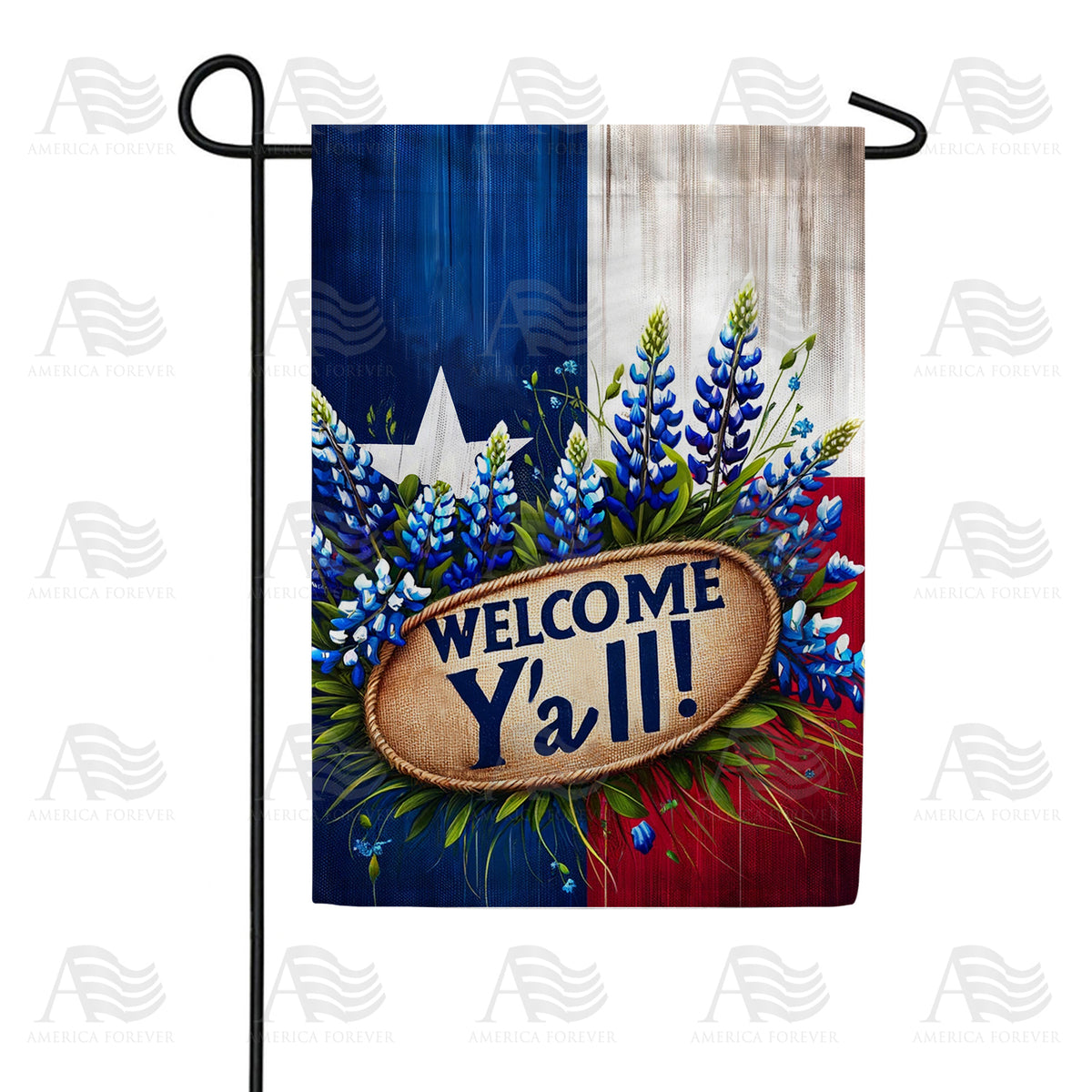 America Forever Homestead Welcome Garden Flag