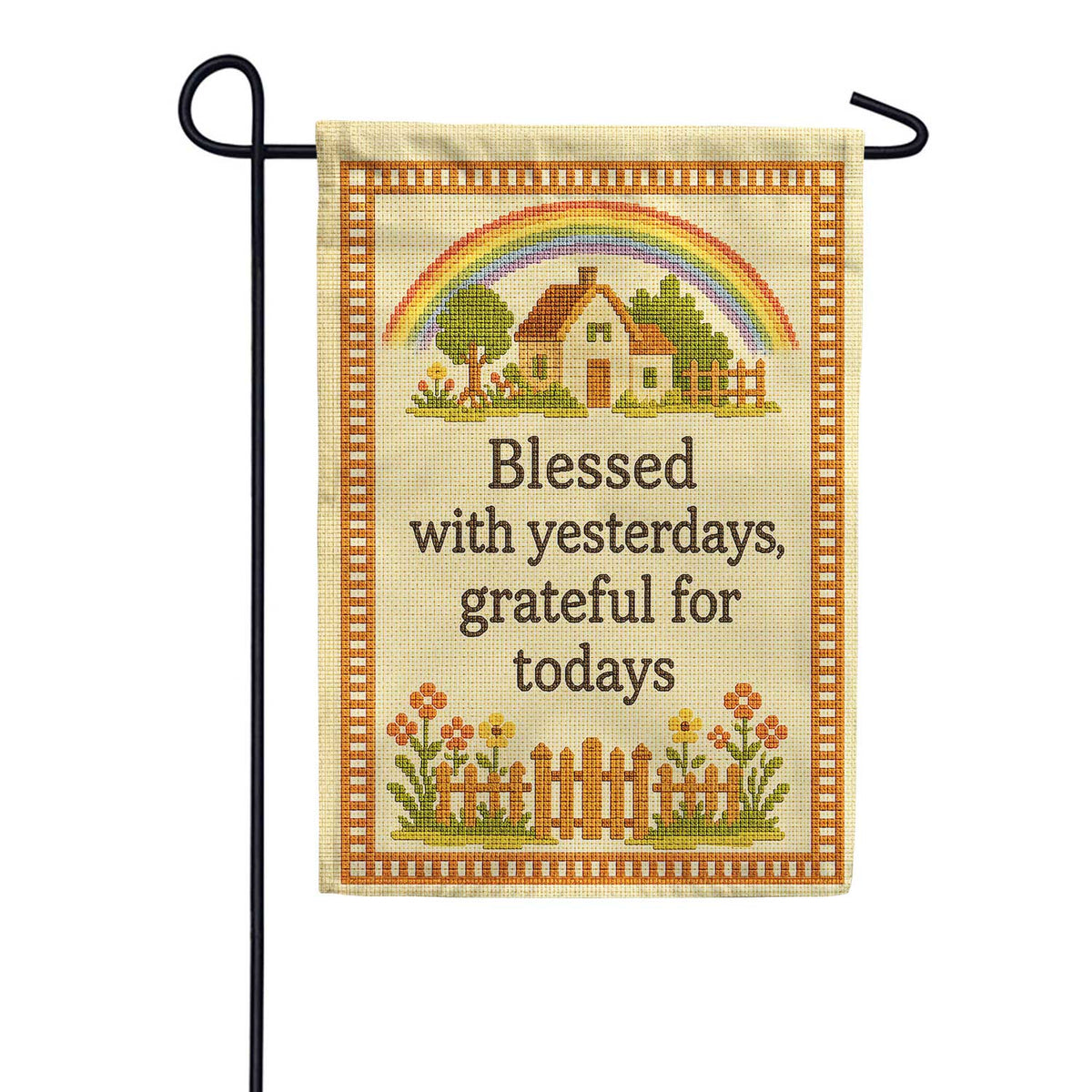 America Forever Blessed With Yesterdays Grateful For Todays Garden Flag