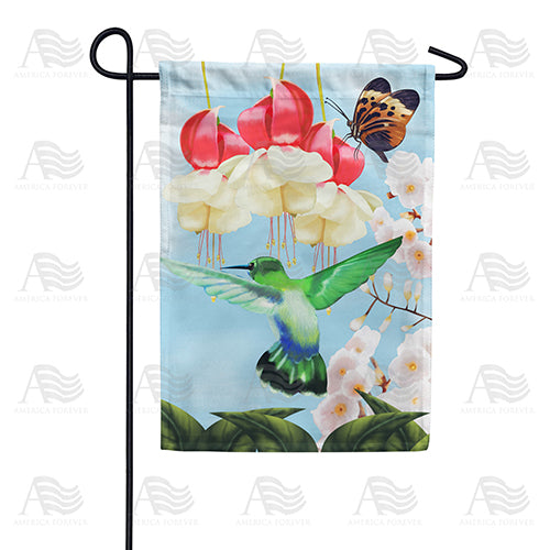 America Forever Spring's Hummingbird Garden Flag
