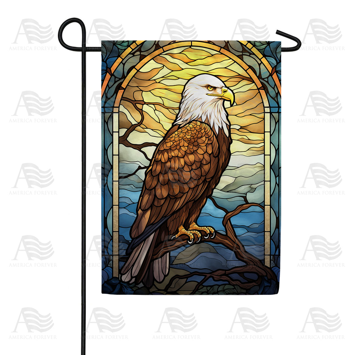 America Forever Bald Eagle Grandeur Garden Flag