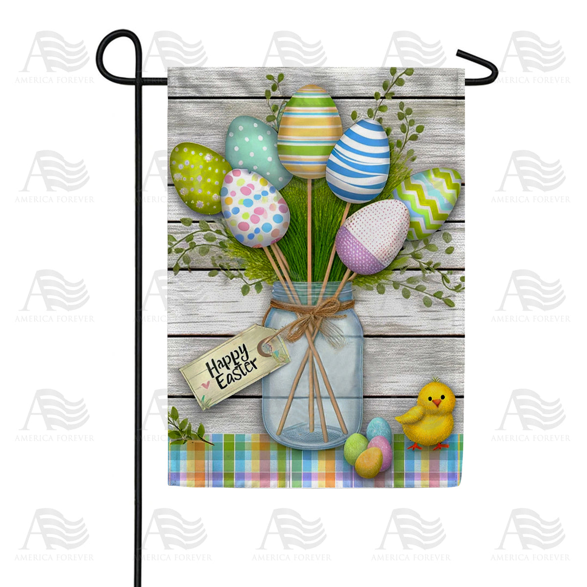 America Forever Easter Egg Bouquet Garden Flag