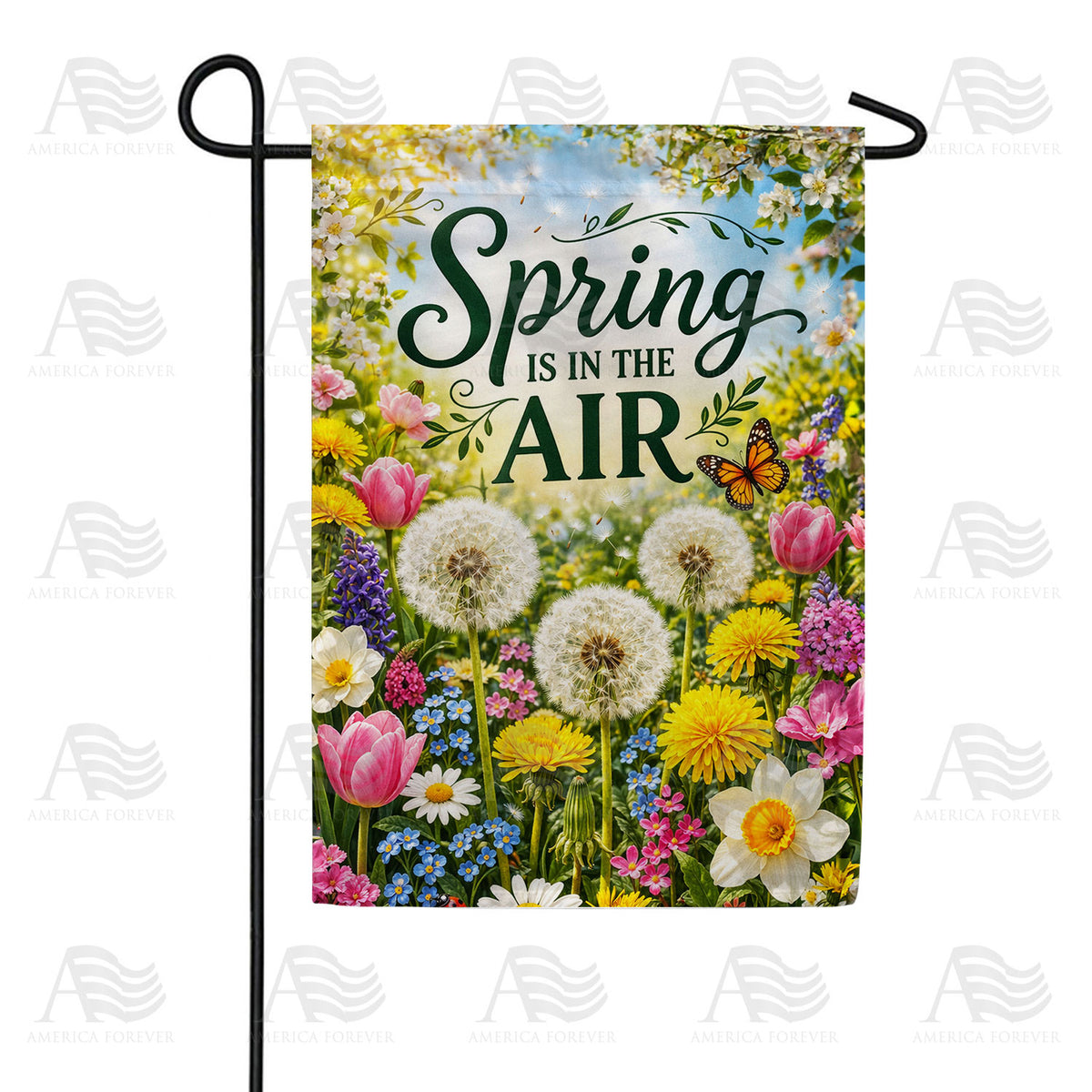 Spring Is In The Air Garden Flag