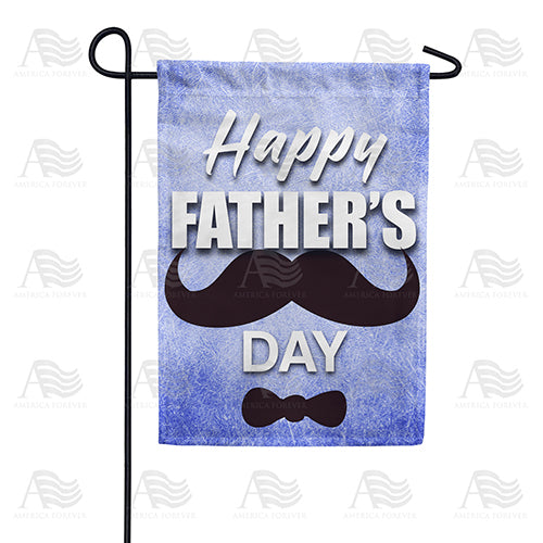 America Forever Father's Day Faded Blue Garden Flag