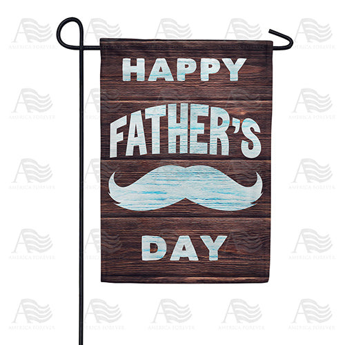America Forever Father's Day On Wood Garden Flag