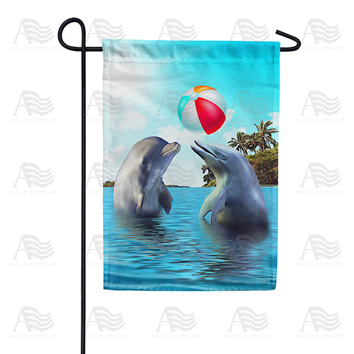 America Forever Dolphin Playground Garden Flag