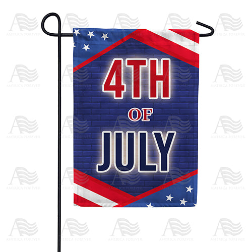 America Forever 4th Of July Garden Flag