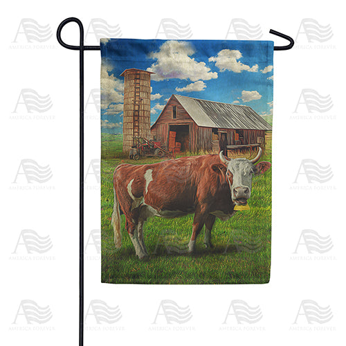 America Forever Old Hay Barn Garden Flag