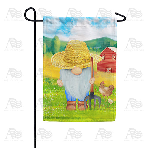 America Forever Old MacDonald Gnome Garden Flag