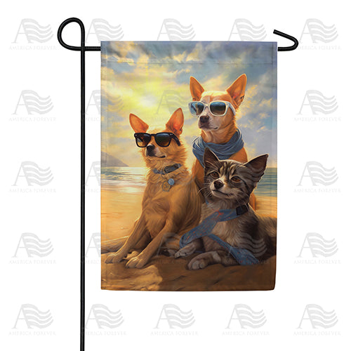 America Forever Beach Patrol Garden Flag