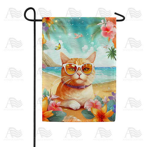 America Forever Fiji Feline Garden Flag