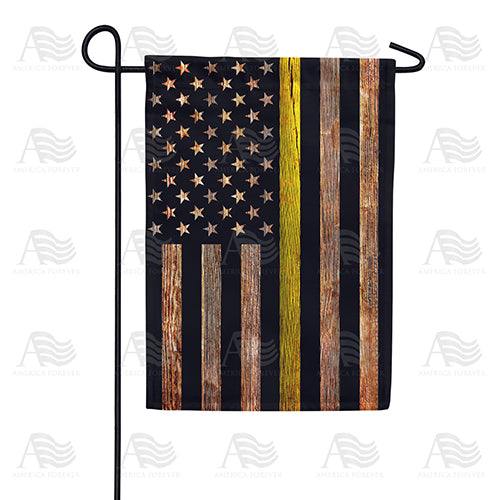 America Forever Thin Yellow Line Garden Flag