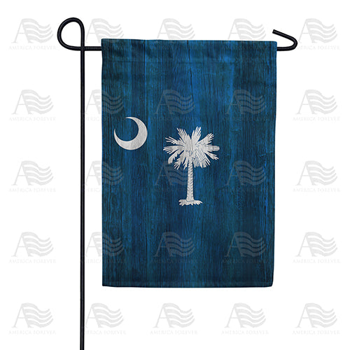 America Forever South Carolina State Wood-Style Garden Flag