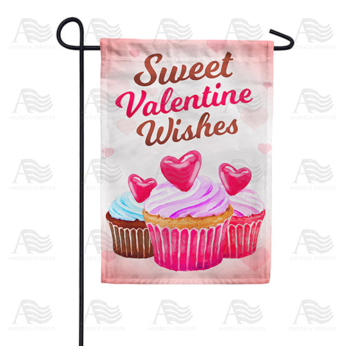 America Forever Sweet Valentine Wishes Garden Flag