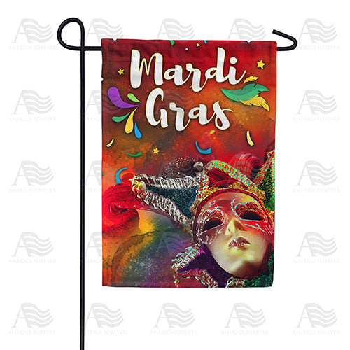 America Forever Fancy Jester Garden Flag