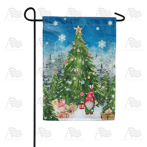 America Forever Christmas In Gnomeland Garden Flag