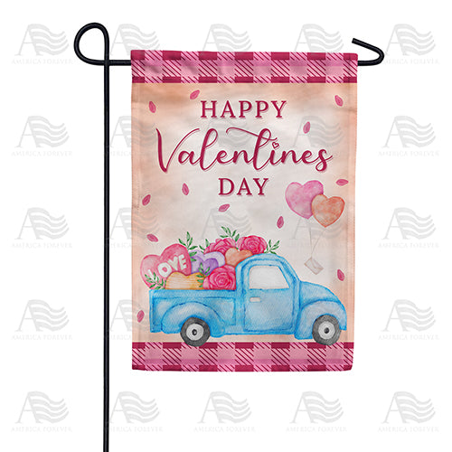 America Forever Love Delivery Garden Flag