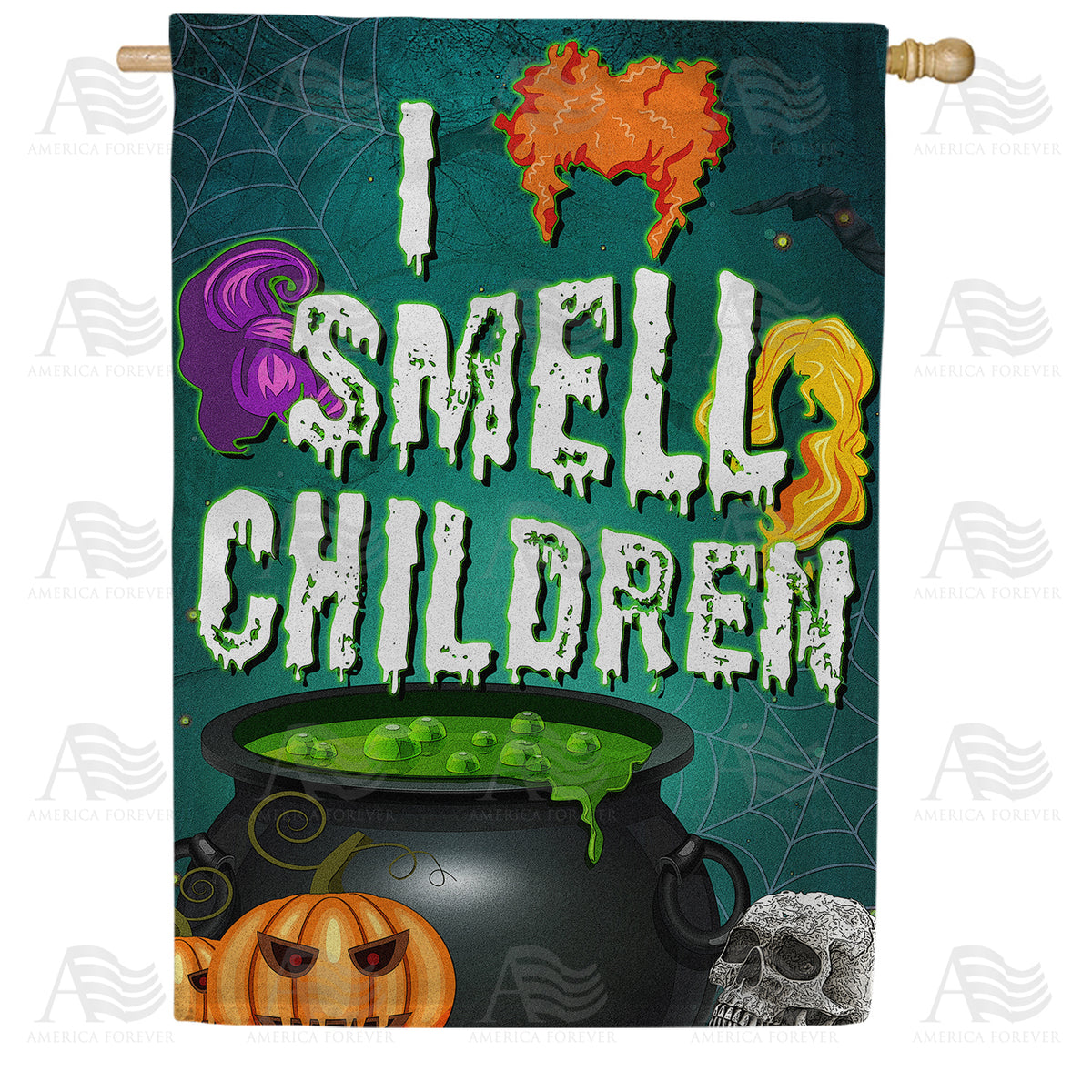 America Forever I Smell Children House Flag