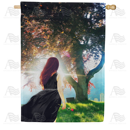 America Forever Peaceful Healing House Flag