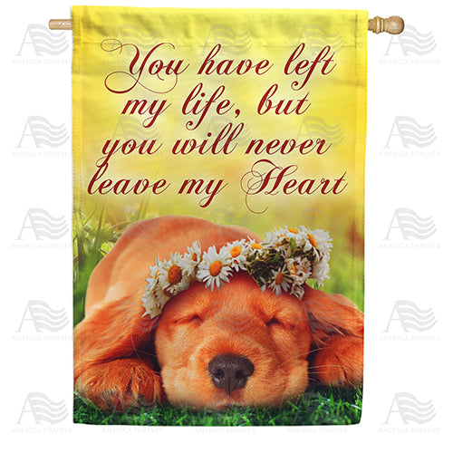 America Forever Always In My Heart House Flag