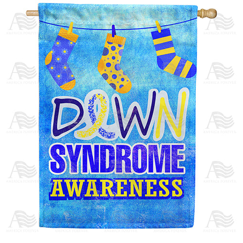 America Forever Down Syndrome Awareness House Flag