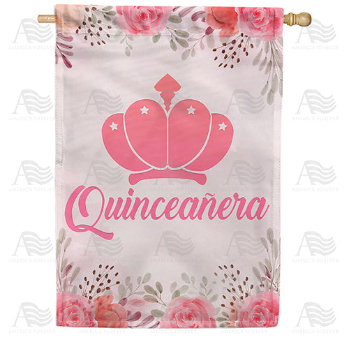 America Forever Quinceanera House Flag