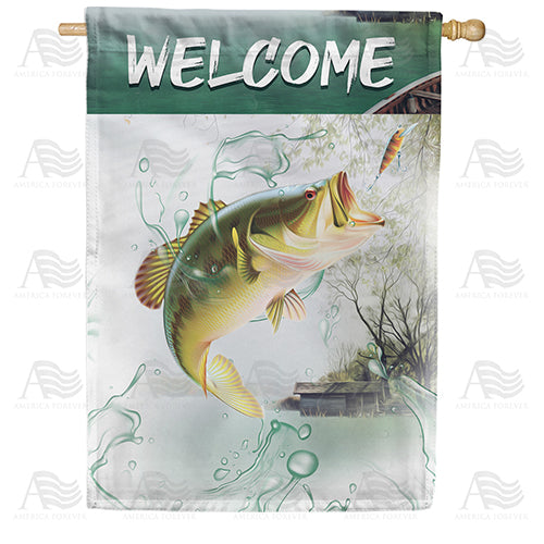 America Forever Fisherman's Home House Flag