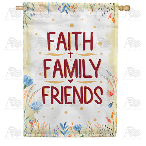 America Forever For A Happy Life House Flag
