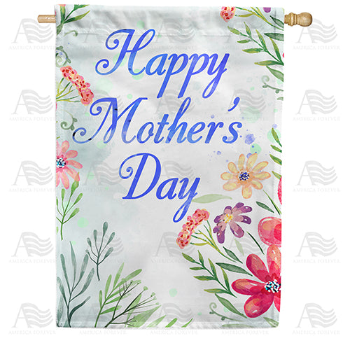 America Forever It's Your Day Mom House Flag