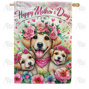 Canine Mother's Day House Flag