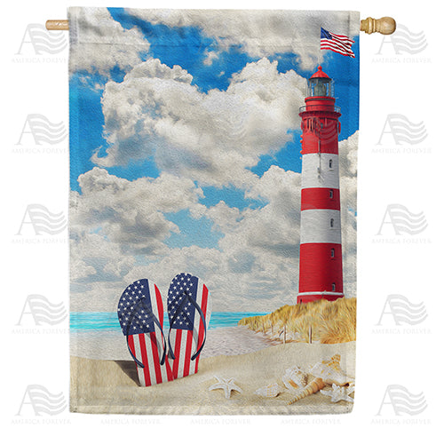 America Forever American Summer House Flag